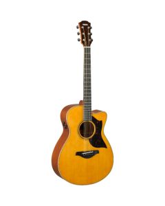 AC3M Cutaway Acoustic-Electric Guitar - Vintage Natural - Angle