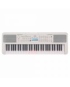 EZ-310 61-Key Portable Keyboard with Lighted Keys - White - Top