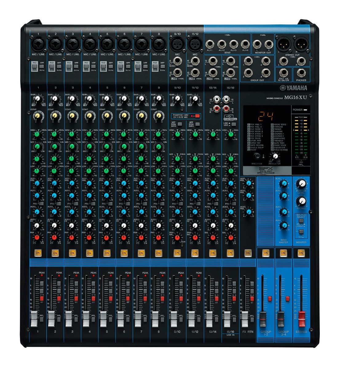MG16XU 16-Channel Mixer with USB and Effects