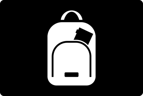 Backpack icon.