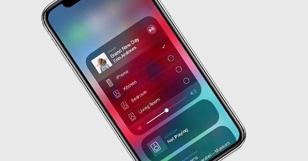 Closeup of Airplay 2 function.